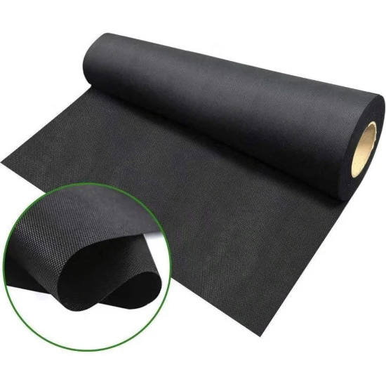 100% virgem PP material 70GSM tecido impermeável preto respirável tecido não tecido para agricultura