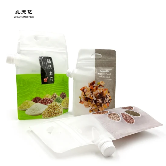 Bico para embalagem plástica Bolsa plástica Filme plástico Embalagem para alimentos Saco plástico