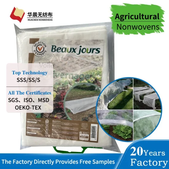 Frost Plant Protection Agricultura Eco-Friendly Nonwoven Fabric Cover 100% Polypropylene Plain Roll Packing Zhejiang PP Agricultur Nonwoven Fabric with UV