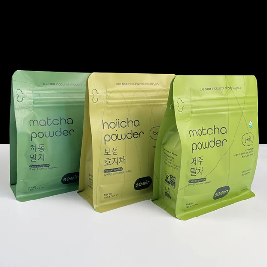 Saco plástico para embalagem de alimentos China Stand up Pouch Fabricante Impressão personalizada Ziplock Snack Chips Café Chá Saco com zíper resselável